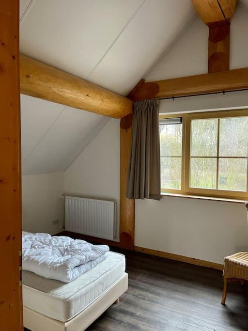 Unieke Houten Villa Met Sauna In Twente - 6P Den Ham Exteriör bild