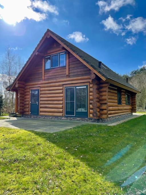 Unieke Houten Villa Met Sauna In Twente - 6P Den Ham Exteriör bild