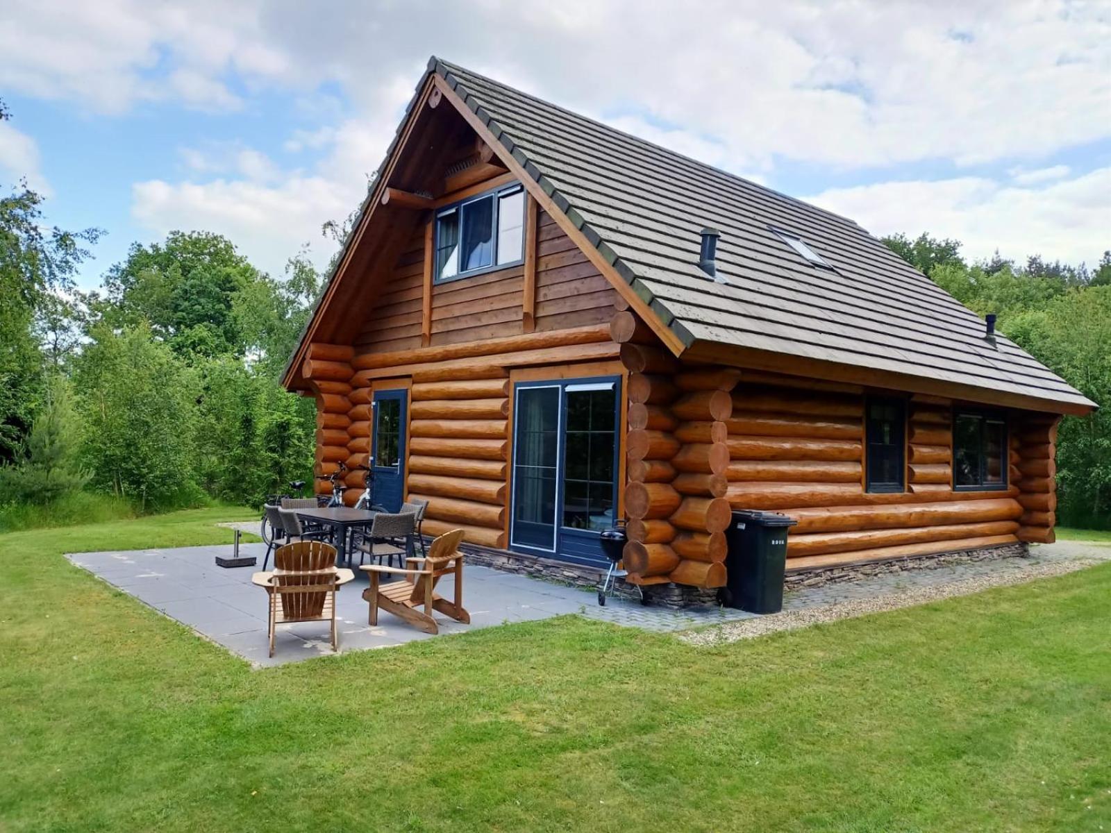 Unieke Houten Villa Met Sauna In Twente - 6P Den Ham Exteriör bild