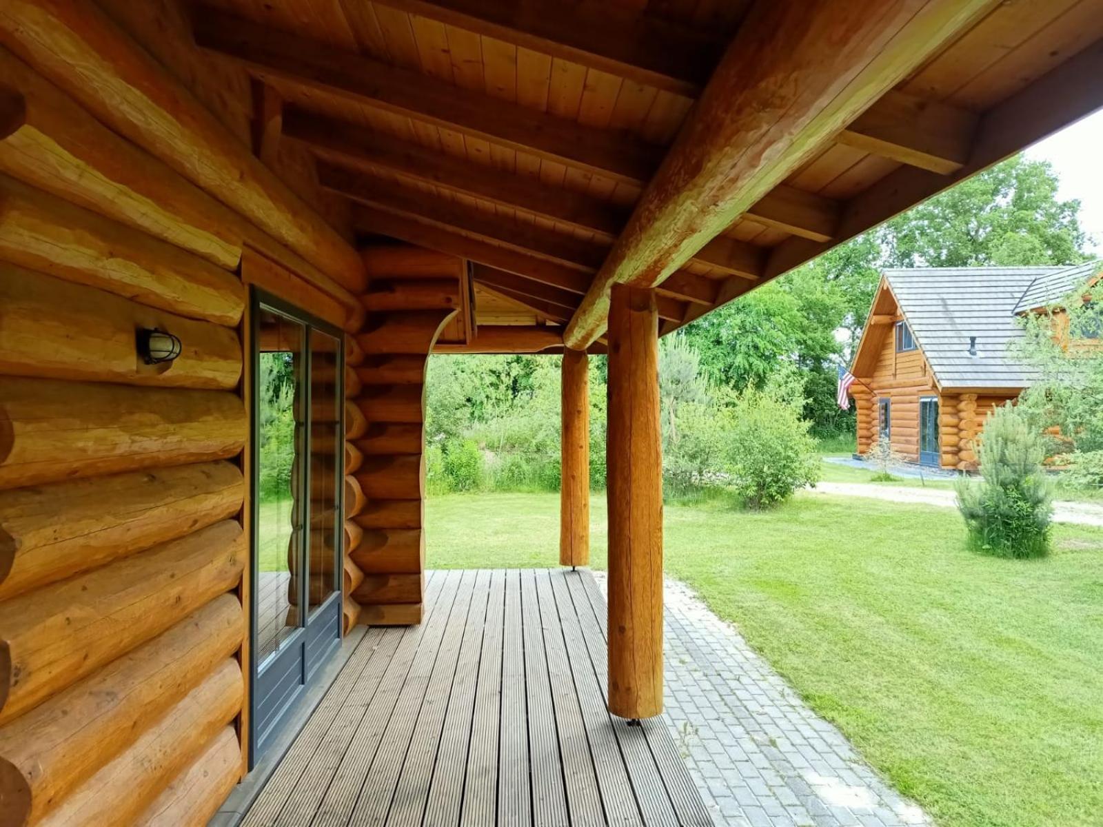 Unieke Houten Villa Met Sauna In Twente - 6P Den Ham Exteriör bild