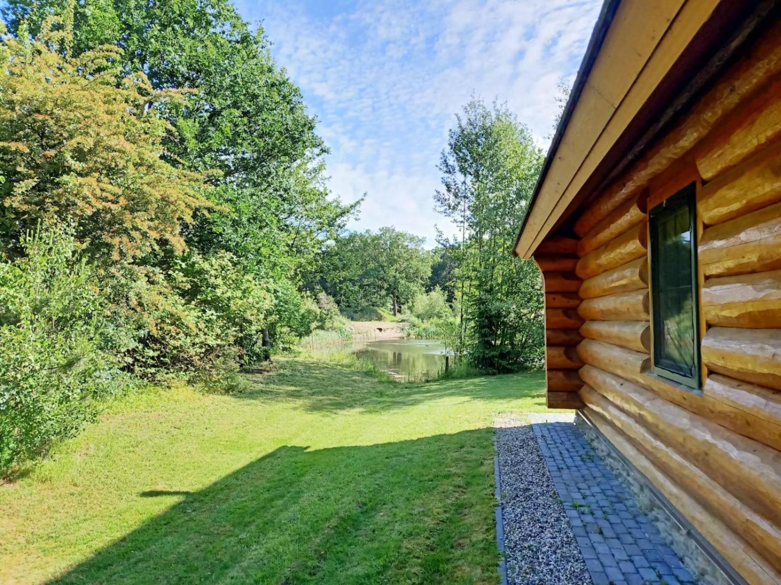 Unieke Houten Villa Met Sauna In Twente - 6P Den Ham Exteriör bild