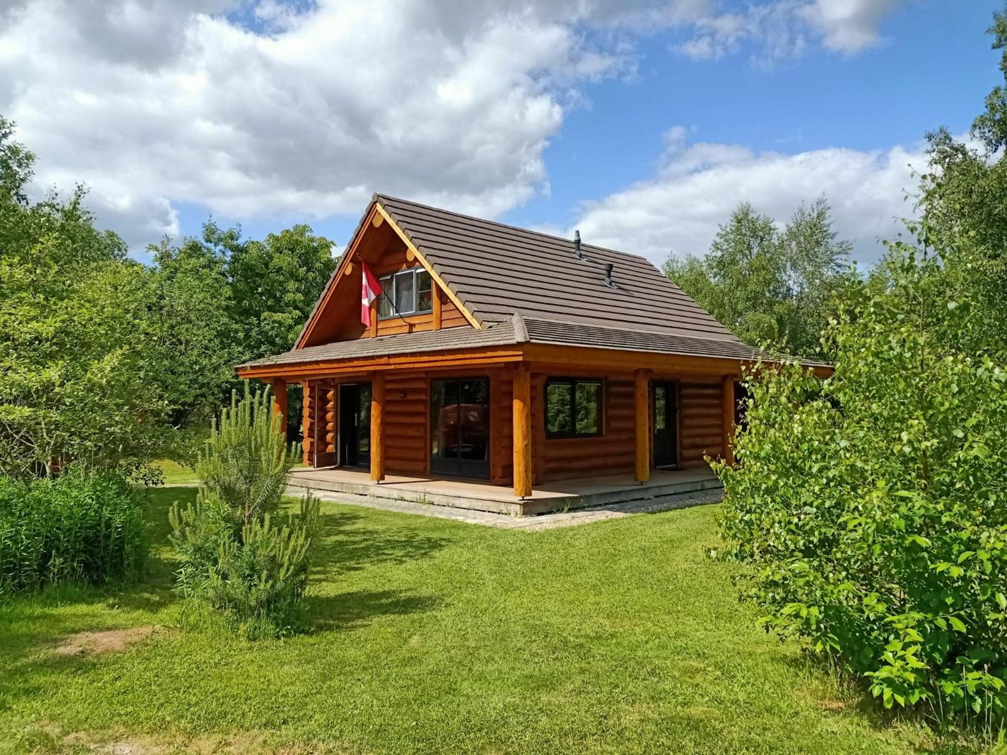 Unieke Houten Villa Met Sauna In Twente - 6P Den Ham Exteriör bild